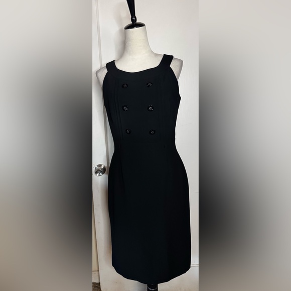 Tahari Pencil Midi Dress Racerback Sleeveless Business Office Professional - Picture 3 of 9